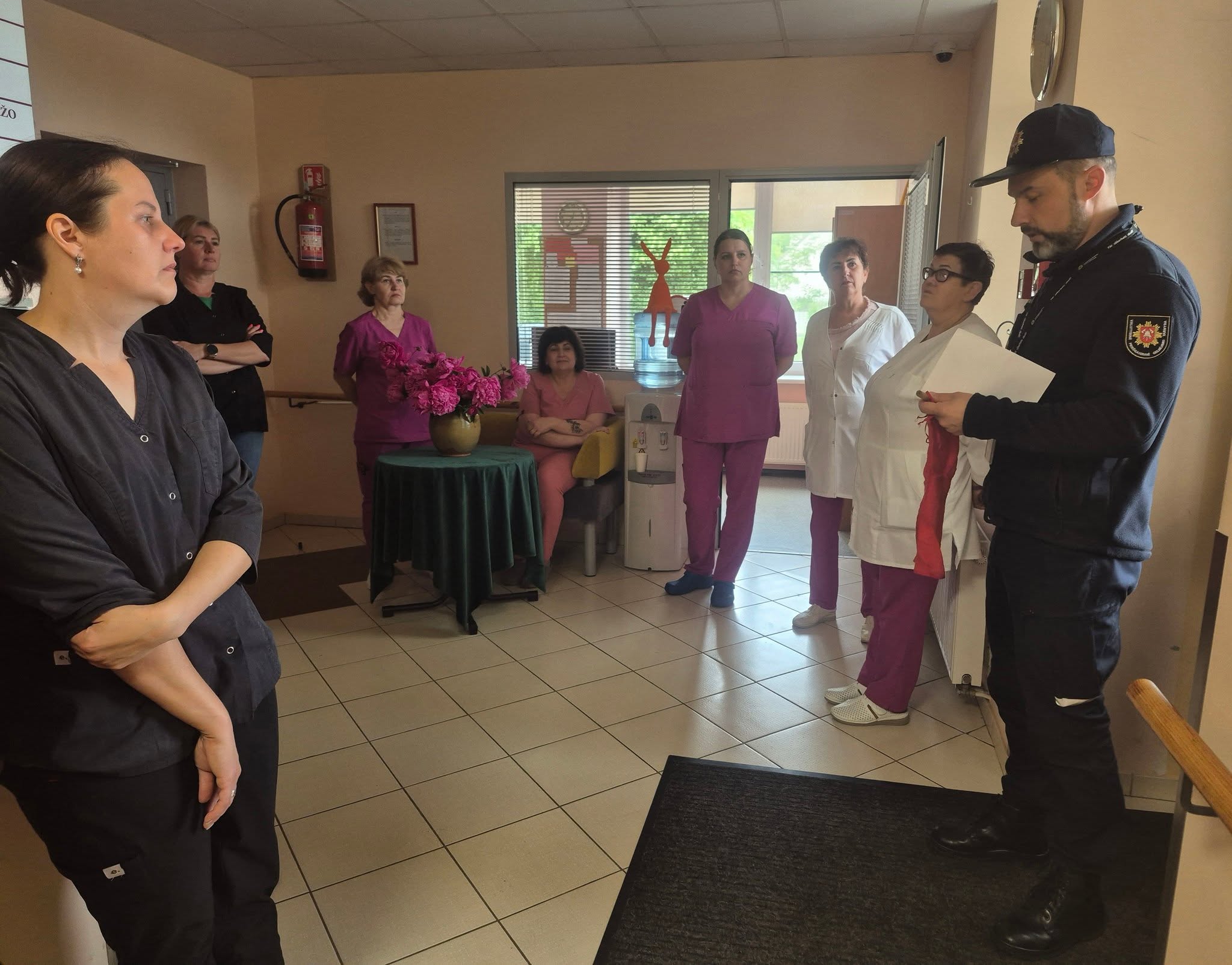 Oro pavojaus ir priešgaisrinės pratybos